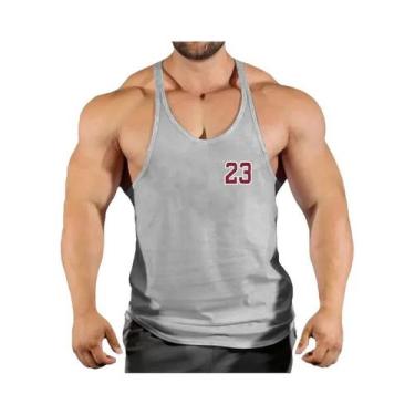 Imagem de Camiseta Sem Mangas Para Academia Masculina, Top De Fitness, T-shirt D