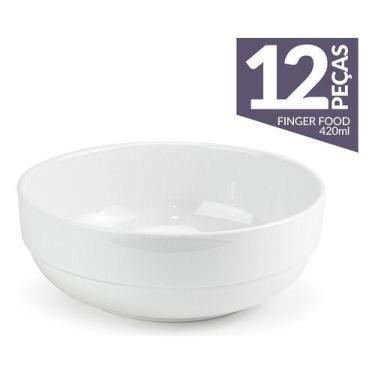 Imagem de Saladeira Empilhável 14cm Melamina 12 Peças Gourmet Mix