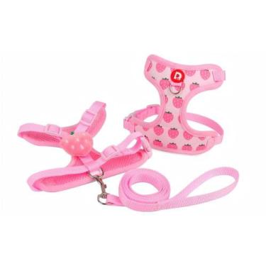 Imagem de Coleira para Cachorro, Guia Peitoral Ajustável, Reforçada, Estilo, Fil