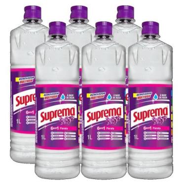 Imagem de kit 6 Removedor Perfumado Multiuso Florata 6 em 1 500ml - Suprema Flor
