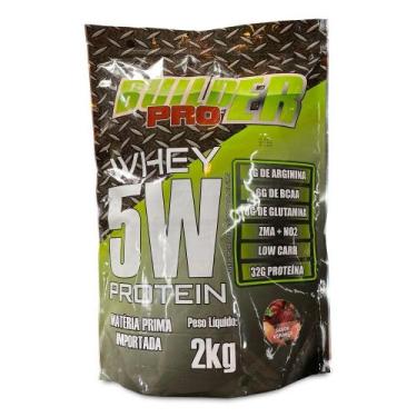 Imagem de Whey protein 5w - 2kg - builder pro - BODY SHAPE, Morango