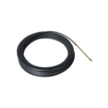 Imagem de Passa Fio com Alma de Aço com Conexão 20 Metros para Instalações Elétricas Durável Resistente Flexível Cinza Vinik