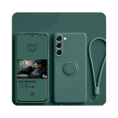 Imagem de Capa De Telefone Samsung Galaxy Com Anel Magnético De Silicone S25 S24