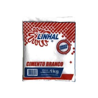 Imagem de Cimento Branco Linhal 1 kg reparo acabamento