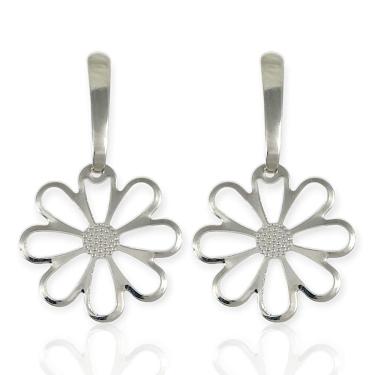 Imagem de Brinco Pendurado Aço Inox Elegância Durabilidade Clássico