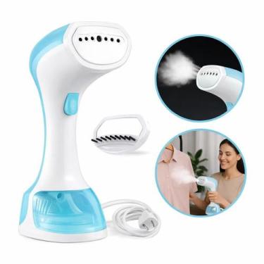 Imagem de Vaporizador Portátil P/ Roupas Passadeira A Vapor Desamassa Cor:Rosa -