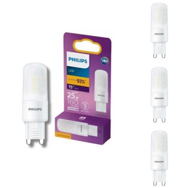 Imagem de 4 Lâmpada Led Capsula Philips G9 1.6w 2700k Quente Bivolt