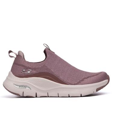 Imagem de Tênis Feminino Skechers Arch Fit New Beauty Rosa Antigo-Feminino