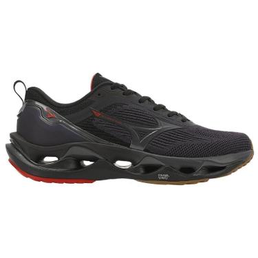 Imagem de Tênis Mizuno Wave Stratos 3 - Masculino - 44 - Marinho-Vermelho-Masculino