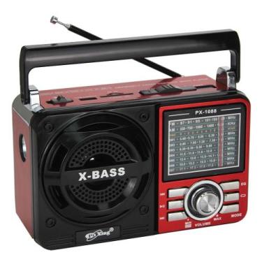 Imagem de Rádio A Pilha E Tomada Am Fm Sw Pendrive Com Sd Radinho Usb - Keedi, V