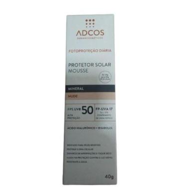 Imagem de Protetor Solar Adcos Mousse FPS50 Tonal Nude 40G