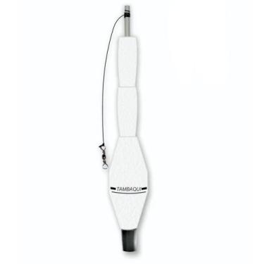 Imagem de Bóia Torpedo Pino Tambaqui 55g - Jr Pesca, Branco