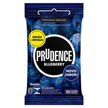 Imagem de Preservativo Prudence Blueberry com 3 Unidades