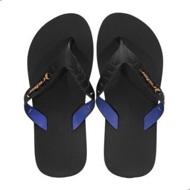 Imagem de Chinelo Rider Street Duo Preto com Azul, Pd, Preto, Azul, Dourado, 39/