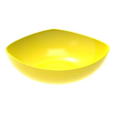 Imagem de Saladeira Tigela Amarela Trio Plástica Crippa Salada Pipoca Sobremesa