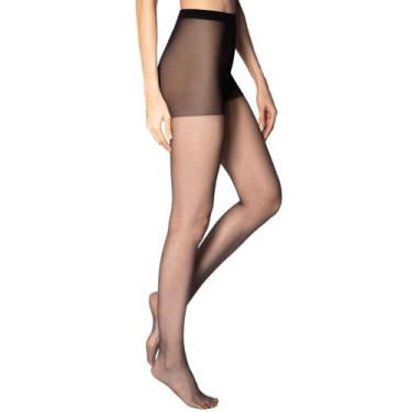 Imagem de Meia calça loba fio 6 invisível feminino ref:lup5870, Preto, G
