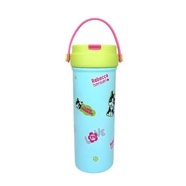 Imagem de Garrafa Térmica De 650ml Rebecca Bonbon Aço Inox Ideal Quente e Frio C