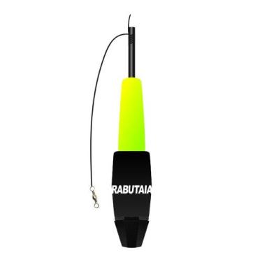 Imagem de Boia Pino Torpedo Rabutaia Encapsulado 34g - Jr Pesca, Amarelo