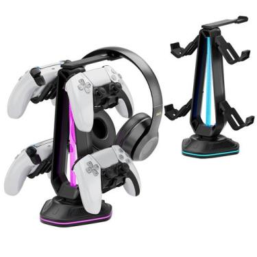 Imagem de Suporte para Controle Saitake RGB com 9 modos de luz e 2 portas USB