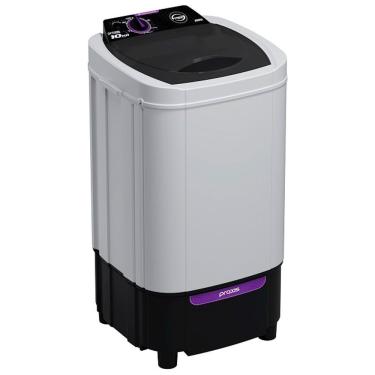 Imagem de Máquina de Lavar Roupas Praxis 10kg Semiautomática Branco com Motor Inverter 110V
