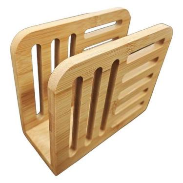 Imagem de Porta Guardanapos 15cm Bambu Ecokitchen - Mimo Style