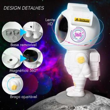 Imagem de Luz Do Projetor De Astronauta Com Temporizador e Controle Remoto - Lum