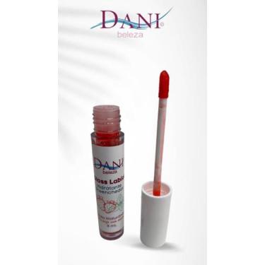 Imagem de Gloss Labial Vermelho Morango e Menta com Ácido Hialurônico - Dani Bel