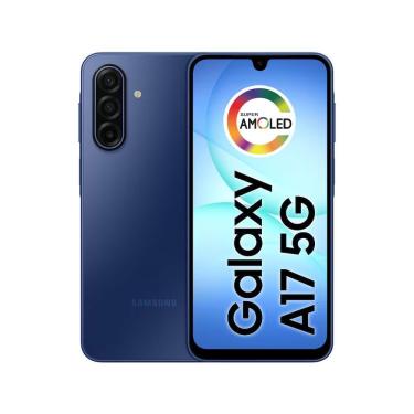 Imagem de Smartphone Samsung Galaxy A17 5G 4GB RAM 128GB Câmera Tripla 50MP Azul com Galaxy Buds Core