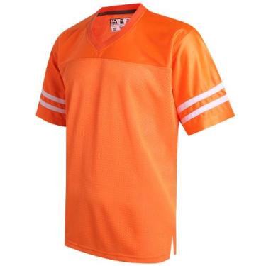 Imagem de Camisa de futebol Pullonsy Orange para homens e mulheres e roupas vint