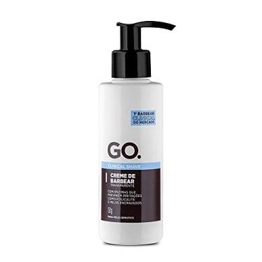 Imagem de Creme de barbear transparente, clinical, com enzimas cicatrizantes, anti foliculite, pelos encravados e vermelhidão, Go Man