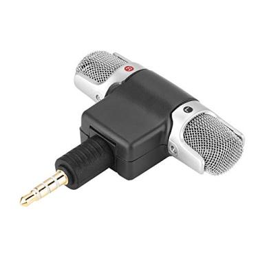 Imagem de Compra Maluca Microfone, Mini de 3,5 mm para Mini Microfone de Mídia Digital, Microfone ABS Sem Fio para Gravadores Telefones MD DAT