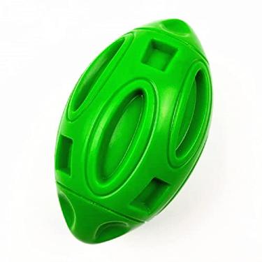 Imagem de Brinquedos para animais de estimação, brinquedos para cães, borracha de futebol, resistente ao desgaste e bola resistente a mordidas (verde)