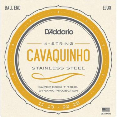 Imagem de Encordoamento Para Cavaquinho D`Addario Ej93 Com Bolinha