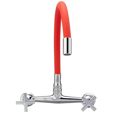 Imagem de Misturador Para Cozinha Bica Moldável 3005 Ômega Meber Meber Vermelho