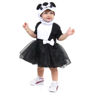 Imagem de Fantasia Panda Vestido Com Capuz Baby - Arca De Noé