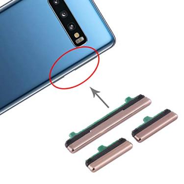 Imagem de HUANGYUNCHAO Acessórios telefônicos Botão liga/desliga e botão de controle de volume para Samsung Galaxy S10 5G Substituição do telefone celular