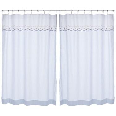 Imagem de Biramar Baby Cortina C/Argolas Cavalinho De Pau Azul Azul