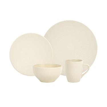 Imagem de Aparelho de jantar Terroir em ceramica 24 pecas cor bege