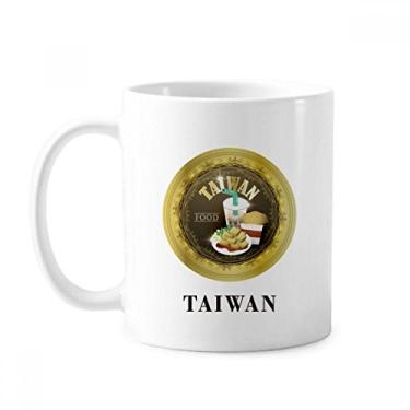 Imagem de Taiwan Comida de Viagem Caneca China Cerâmica Café Porcelana Copos de Mesa