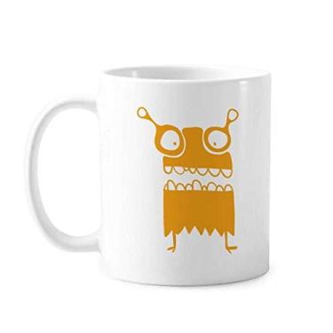 Imagem de Caneca Universe Alien Monster Yellow Creature Cerâmica Café Porcelana Utensílios de Mesa