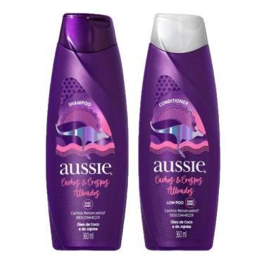Imagem de Kit Aussie Cachos E Crespos Shampoo + Condicionador 360ml Cachos e Crespos Ativados