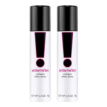 Imagem de Exclamation Spray corporal feminino B&W 75 ml, pacote com 2, 7 ml