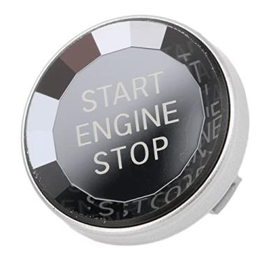Imagem de Painel de botão de partida e parada do motor ABS luz anti-riscos botão de energia do carro proteção para carros