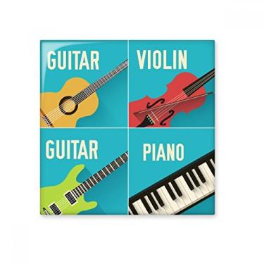 Imagem de Pedra adorna de tijolo vitrificado com padrão de combinação de piano de violino, azulejo de cerâmica brilhante