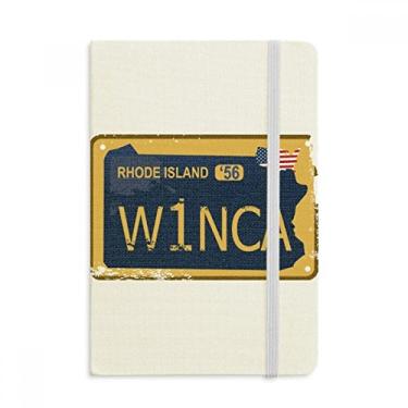 Imagem de Caderno de cartões de licença EUA American Car Number Notebook Official Fabric Hard Cover Classic Journal Diary