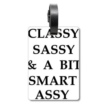 Imagem de Classy Sassy Bit Smart Assy Design Bolsa de mala com etiqueta para cartão de bagagem