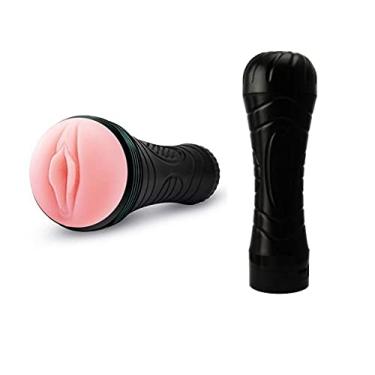 Imagem de Masturbador Masculino com Vibrador Realistico Lanterna Vagina Vibrador CyberSkin Punhetão - Delirioss Sexy Shop