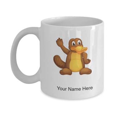 Imagem de Caneca de Platypus personalizada, copo de café Platypus, ideia de presente de Platypus, copo de Platypus personalizado, caneca de Platypus personalizada - Caneca de café de 325 ml