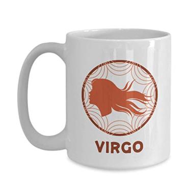 Imagem de Caneca de café do zodíaco Virgo - Caneca de café de 445 ml
