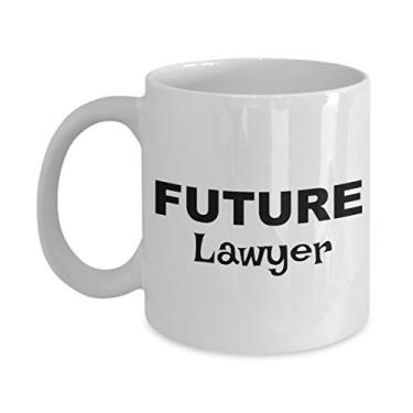 Imagem de Presentes para advogados futuros - Caneca de café para advogados - Ideias de presente para mulheres ou homens advogados - Presentes para um presente de formatura ou ensino médio